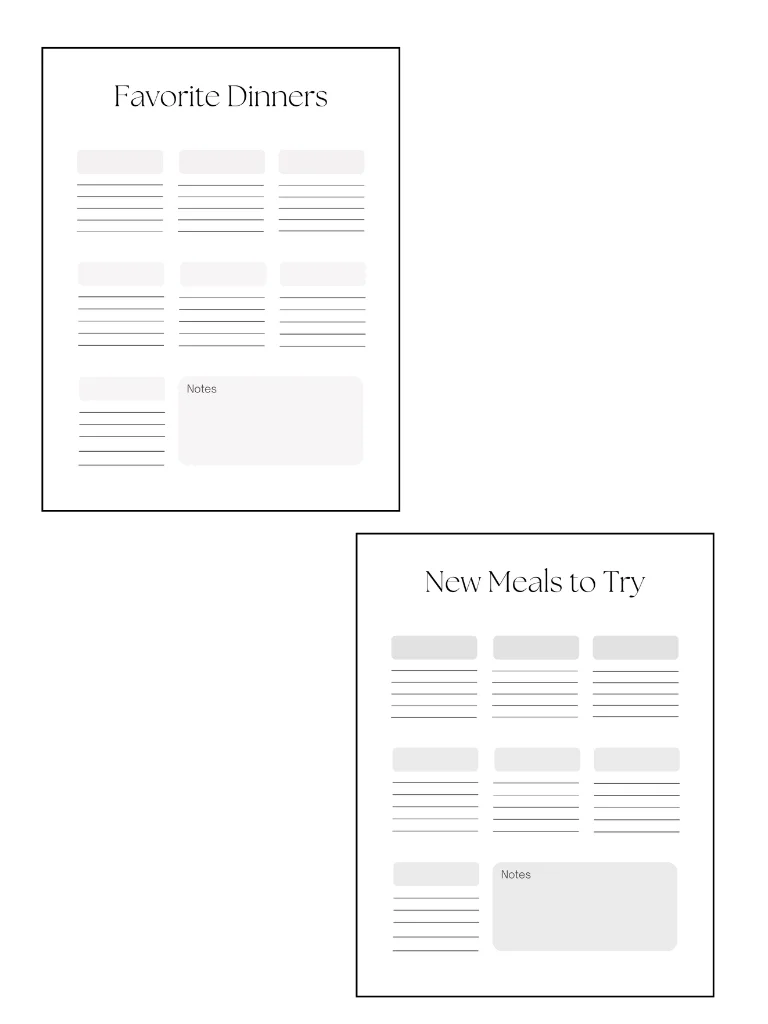 Meal Planner - Printable PDF product image (4)