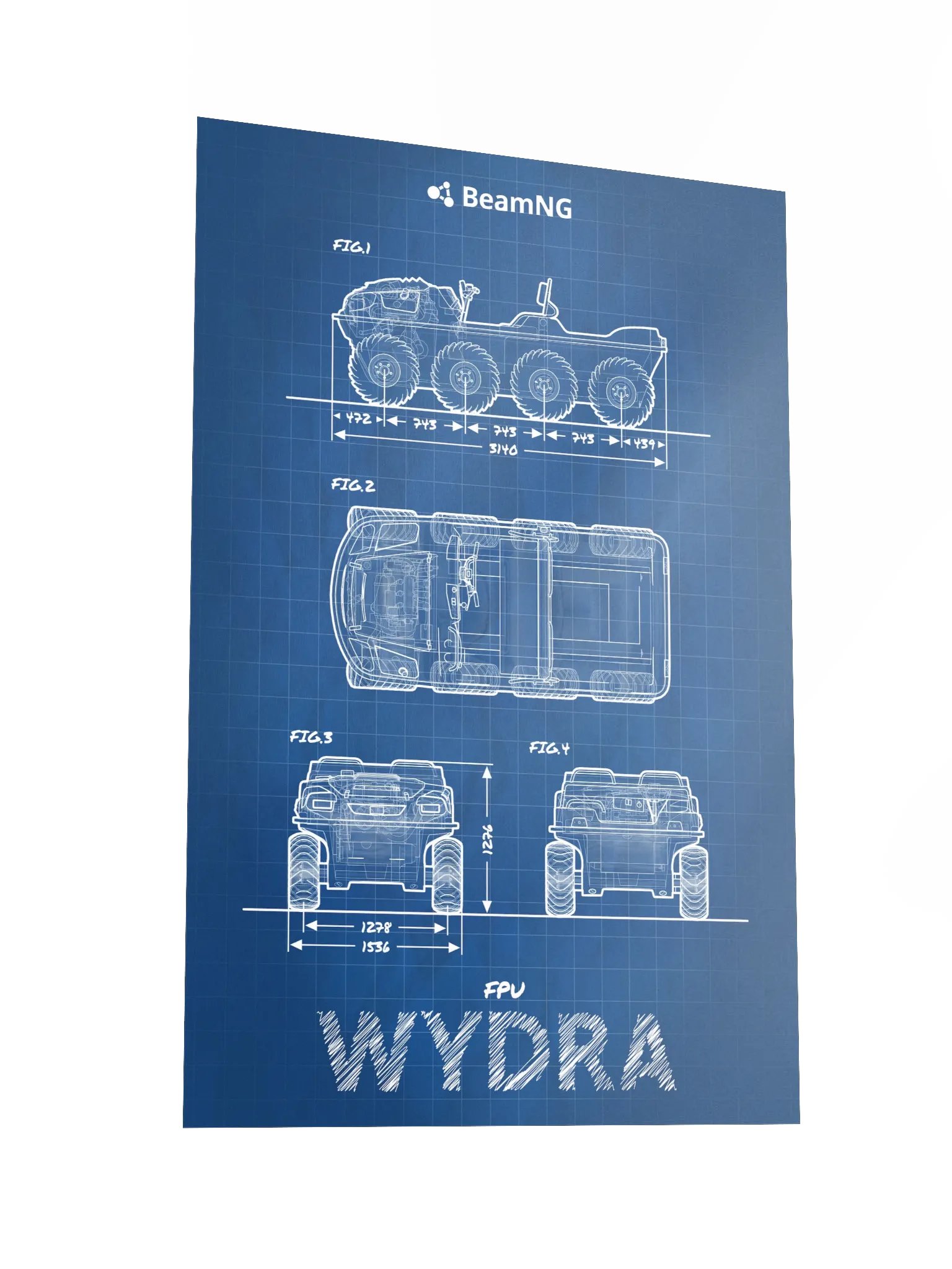 FPU Wydra Blueprint Poster product image (4)