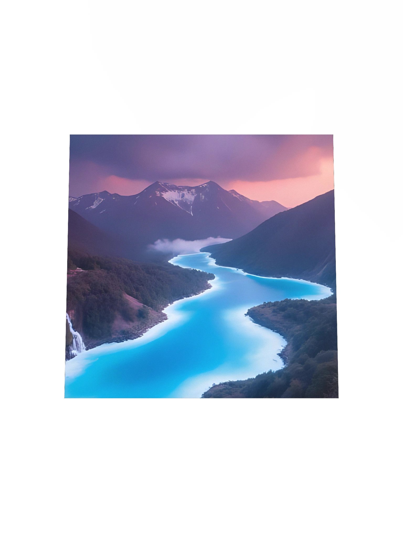 Sunset Valley Matte Poster product image (17)