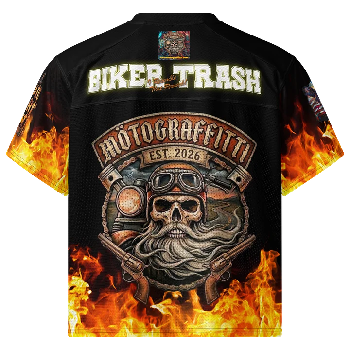 MötoGraffitti MotoMan Football Jersey product image (2)