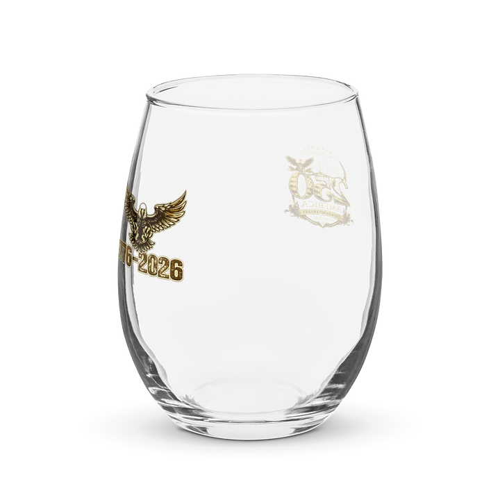 America 250 Anniversary Eagle Stemless Wine Glass product image (2)