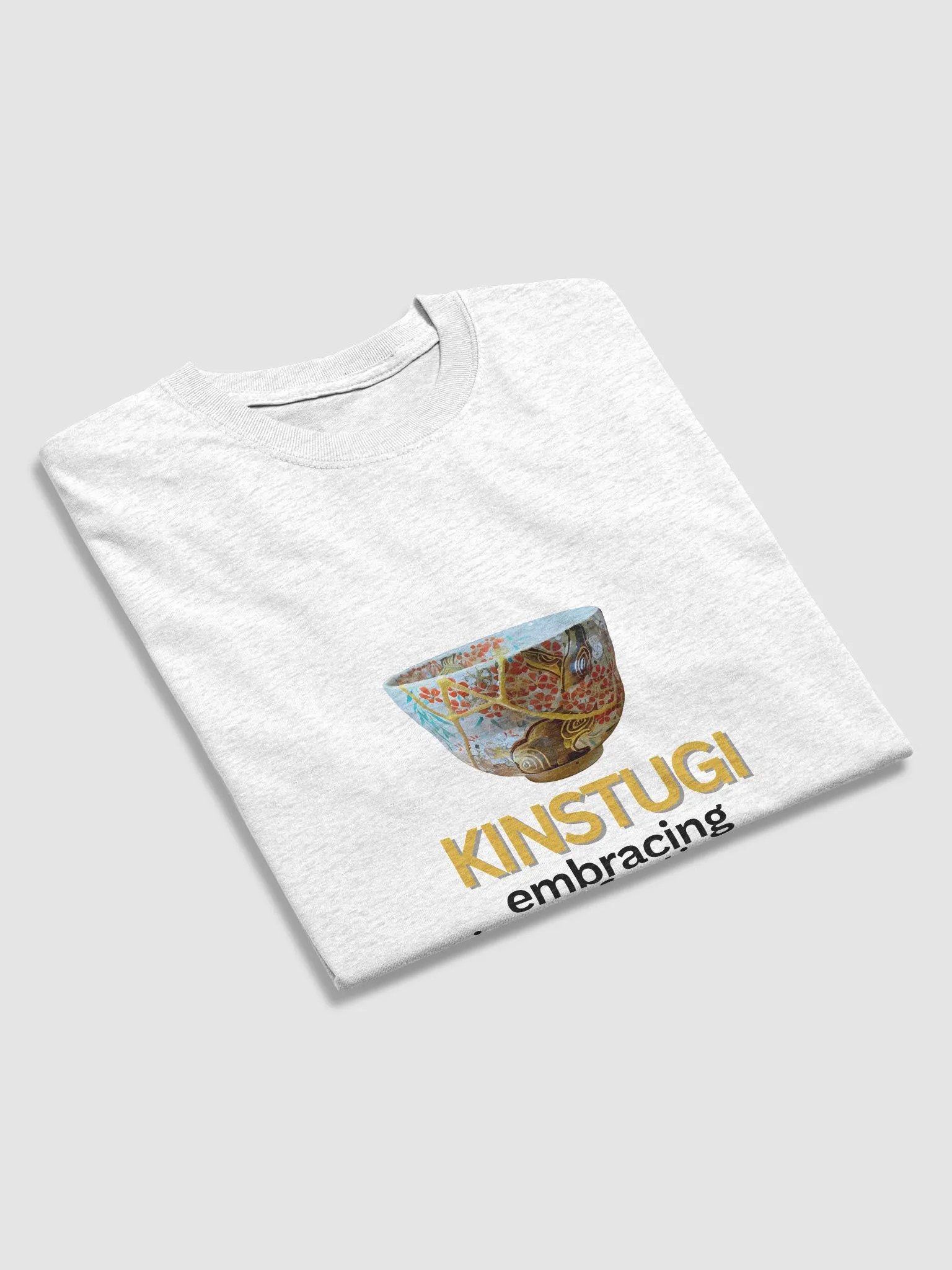 Gildan 5000 with original Kintsugi tea bowl design product image (27)