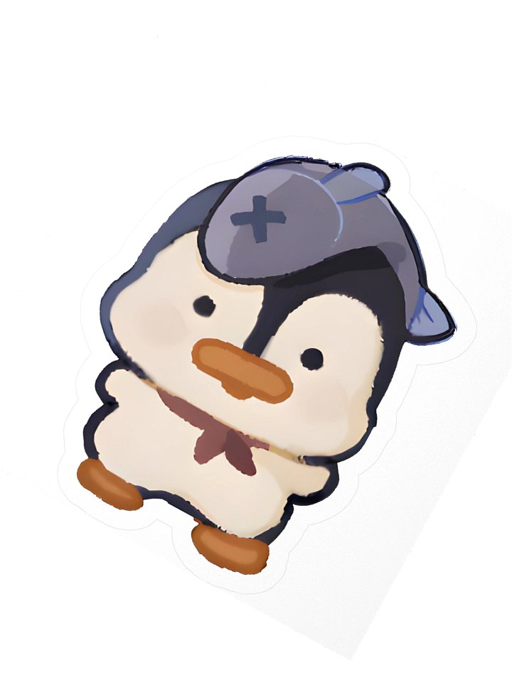 Big Snack Penguin Sticker product image (2)