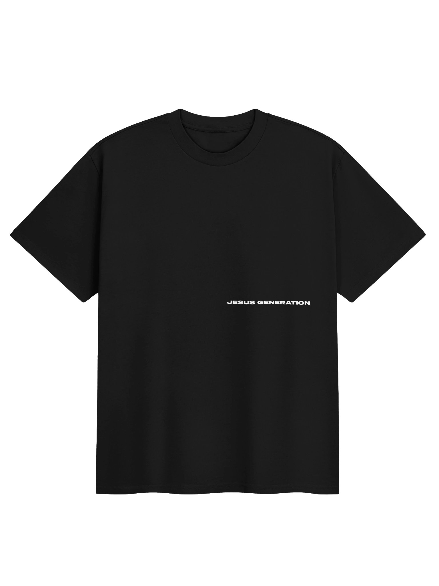 yth for jesus tee - black and white product image (1)