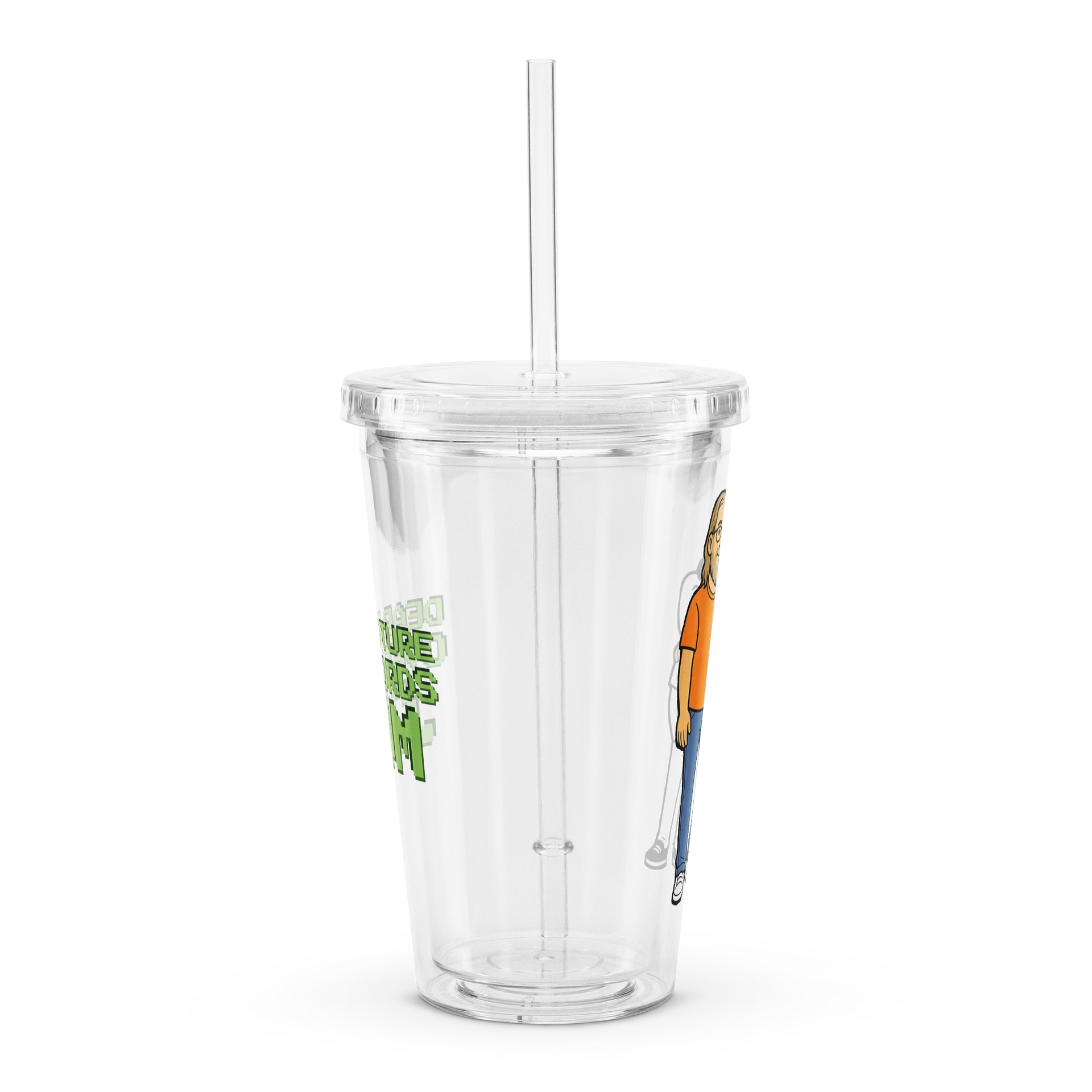 Dear Future Overlords Clear Tumbler product image (4)