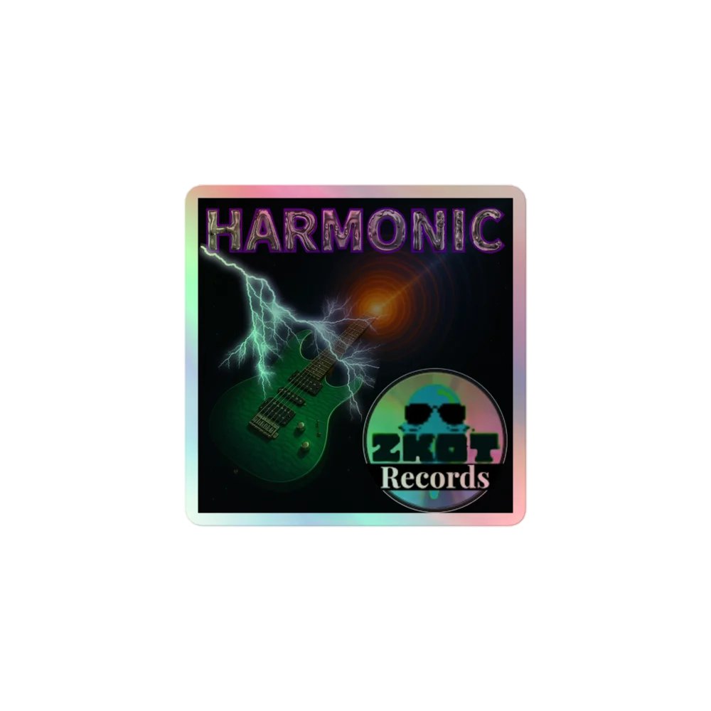 Harmonic Album Cover Holographic Sticker - Show your Support with Style - Accessories product image (1)