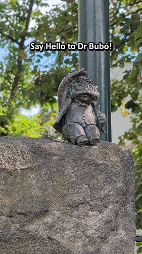 Two tiny new residents have appeared in Budapest! 🦉🐇

Mihály Kolodko’s newest mini statues feature Doktor Bubó, the famous do...