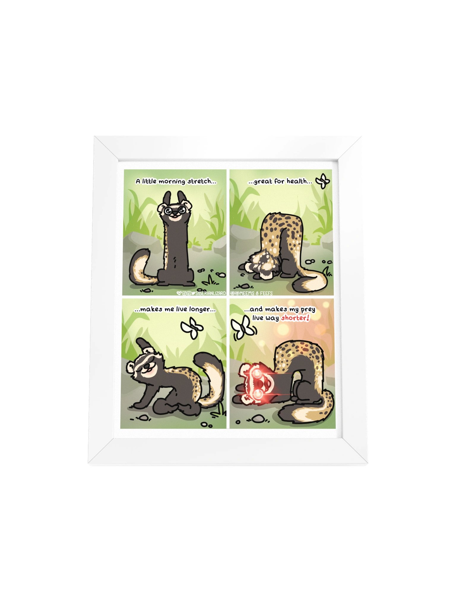 A Morning Stretch | Framed Print product image (5)