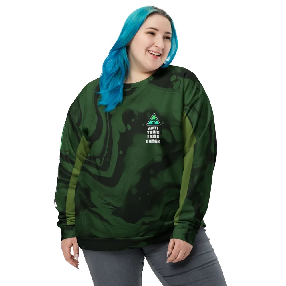 All-Over Print Anti-Toxic-Toxic-Gamer Sweatshirt product image (9)