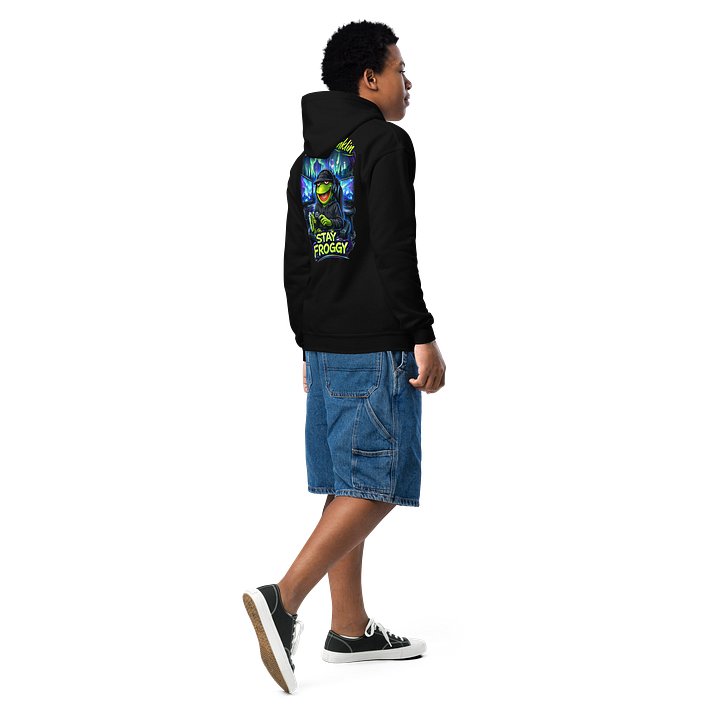 Stay Froggy Youth Hoodie product image (9)