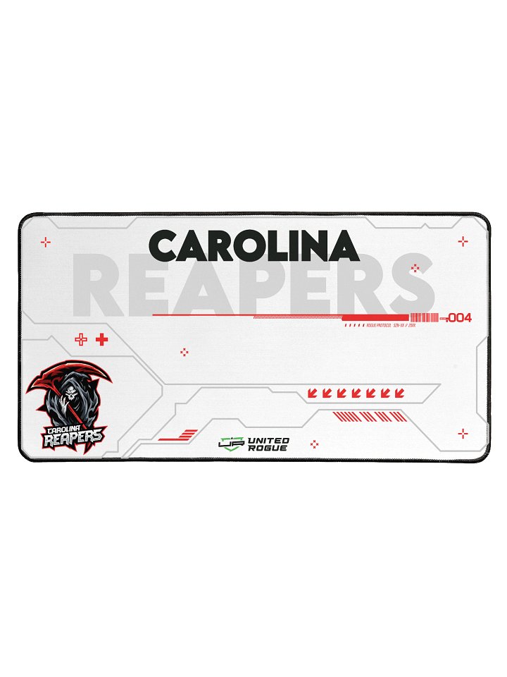 Carolina Reapers White Desk Mat product image (1)