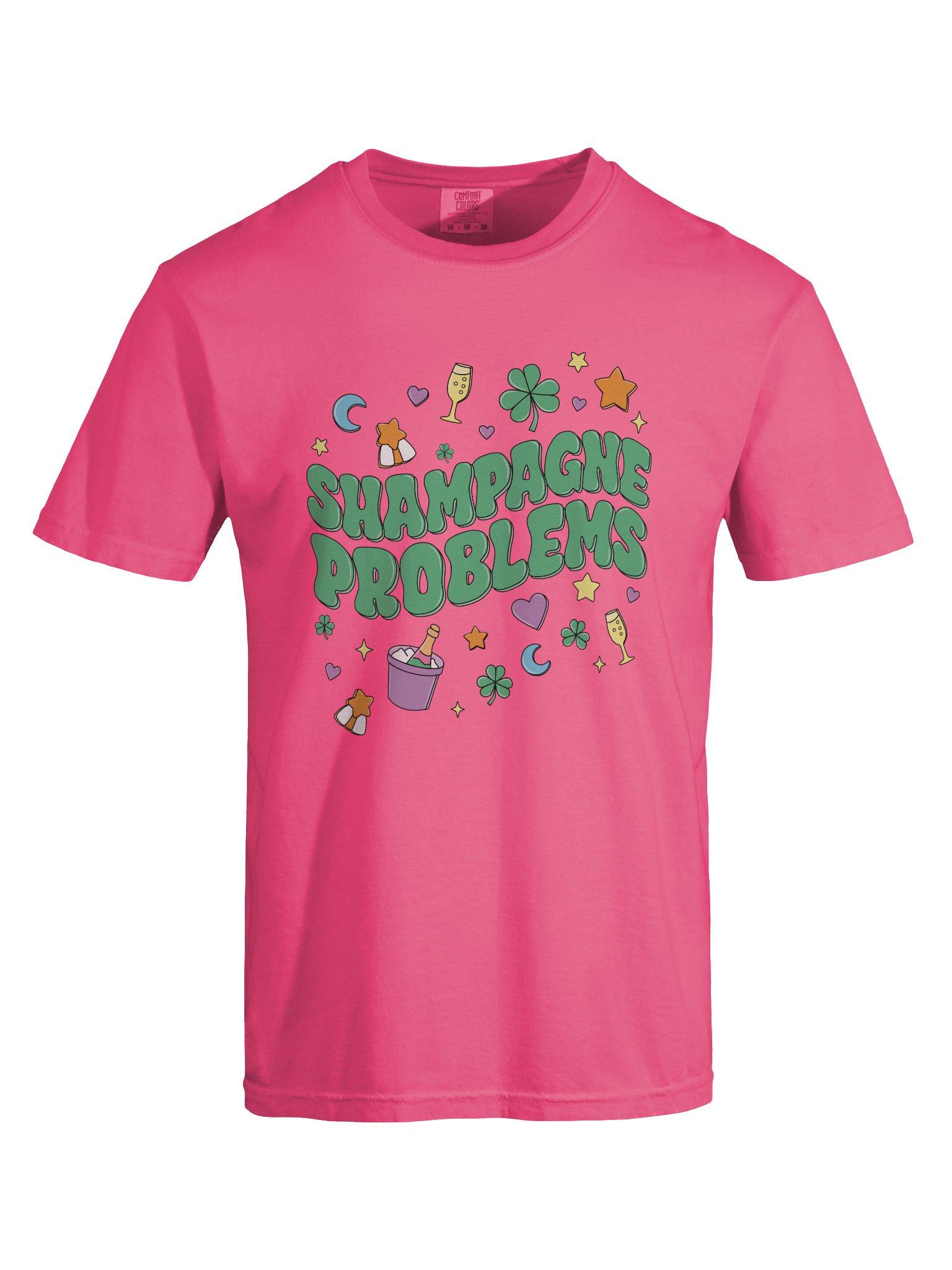 Shampagne Problems Pink T-Shirt product image (5)