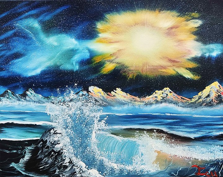 The Peaceful Judgement (Original) 16x20 Canvas product image (1)