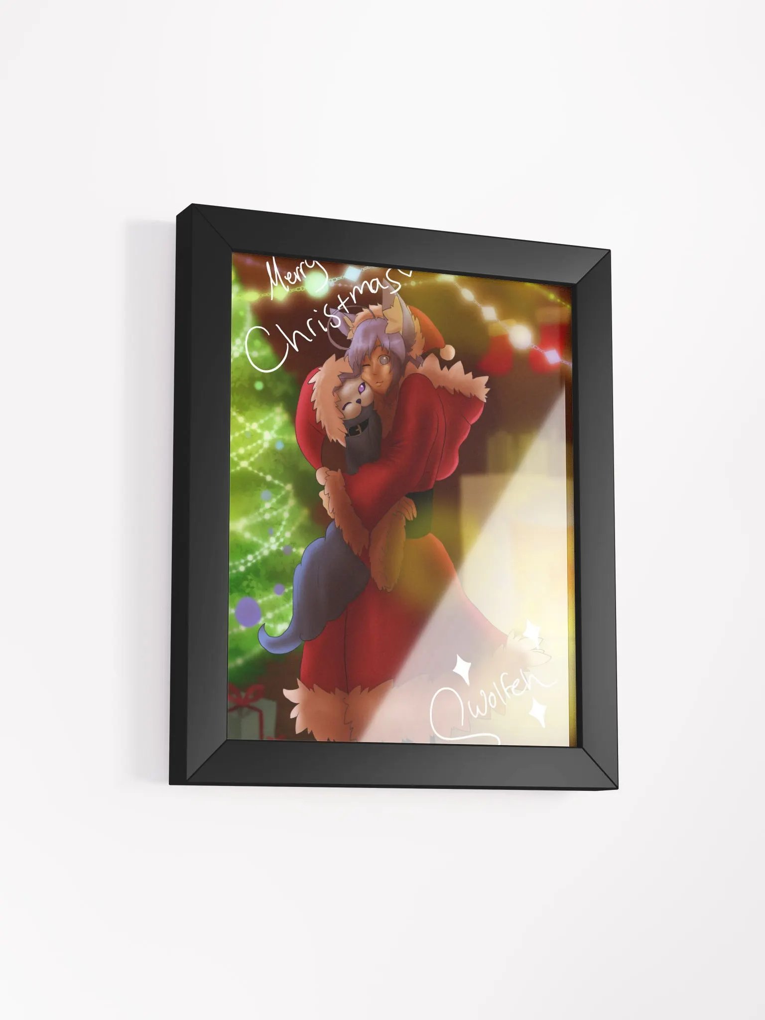 SpectralWolfeh - Christmas Picture Print *Signed* product image (2)