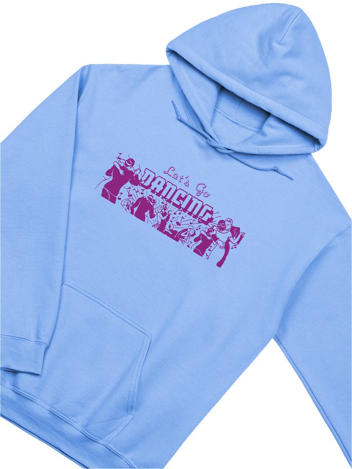 'Let's Go Dancing' Hoodie — Light product image (2)