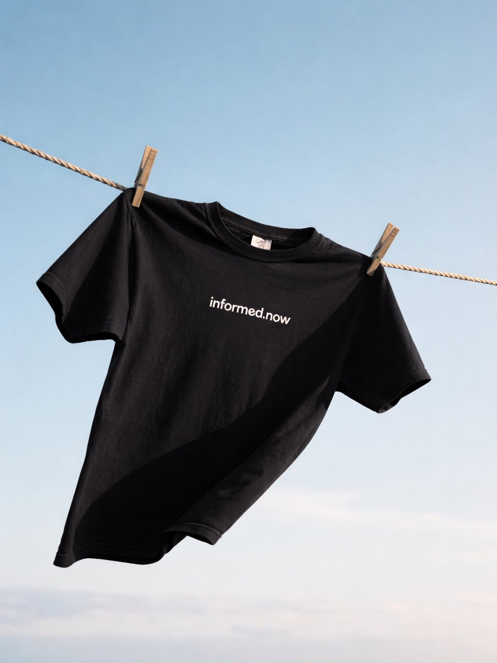informed.now Heavyweight T-Shirt (Black) product image (6)