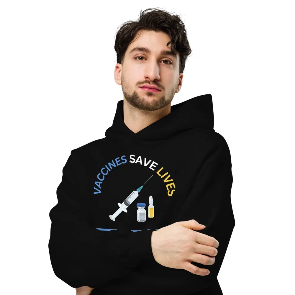 Vaccines Save Lives Oversized Hoodie product image (6)