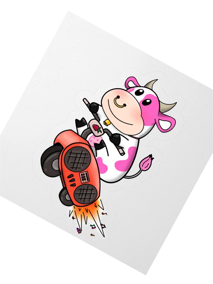 MinMin Meadows Cow Sticker product image (4)