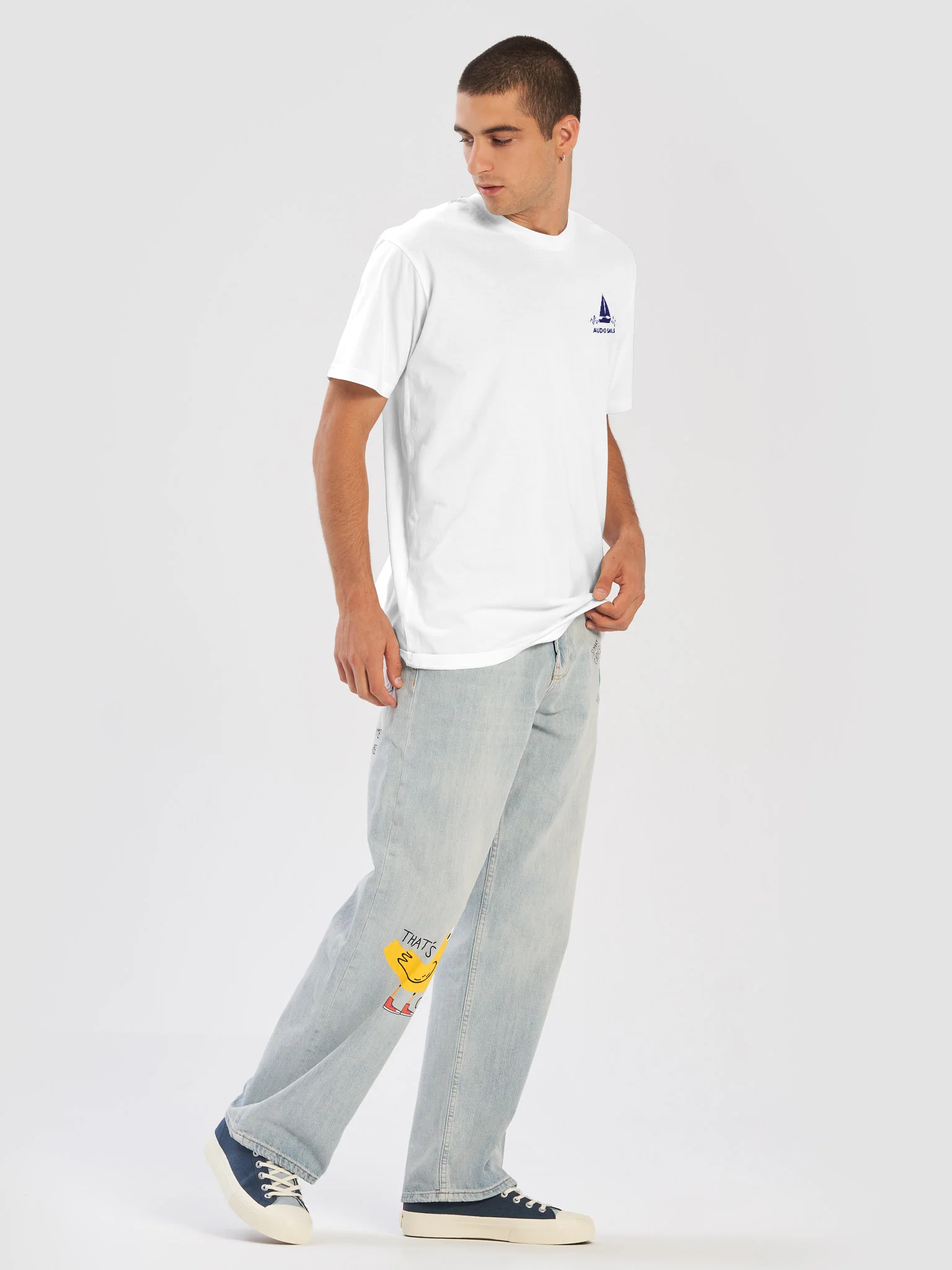 Audio Sails Reference Grade Tee | White Sand product image (5)