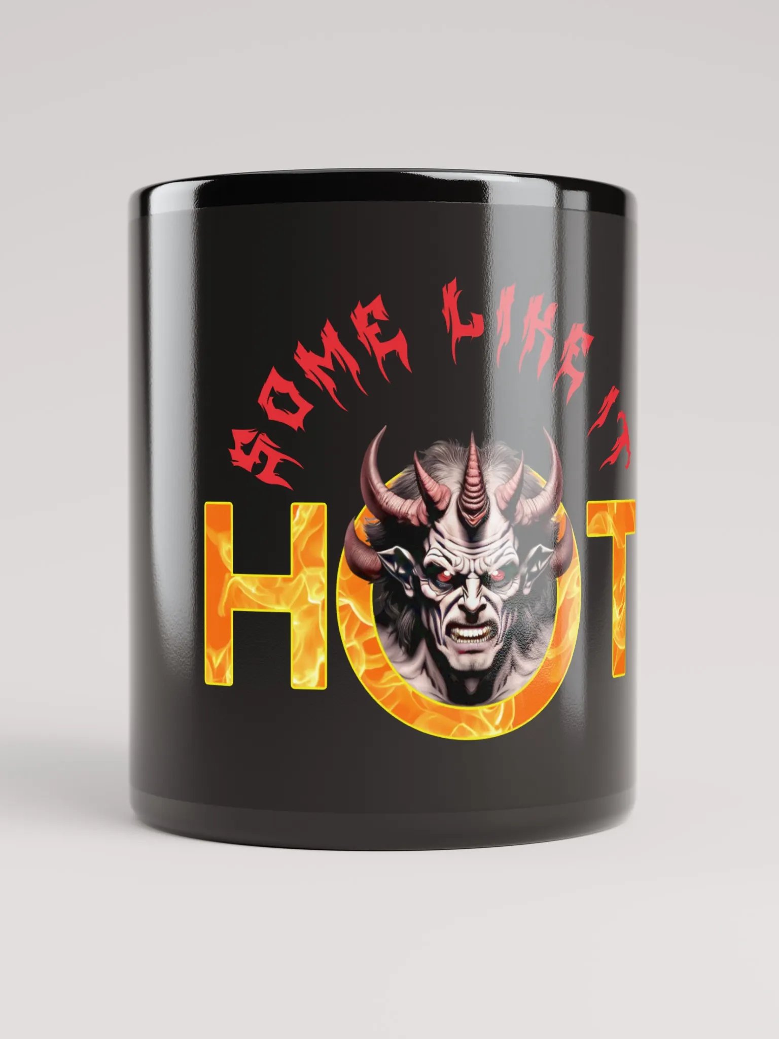 Some Like It Hot Black Ceramic Mug product image (1)