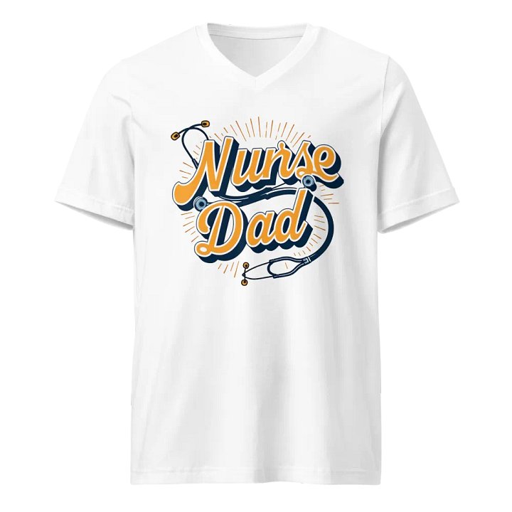 Nurse Dad Celebratory v-neck Tee product image (5)