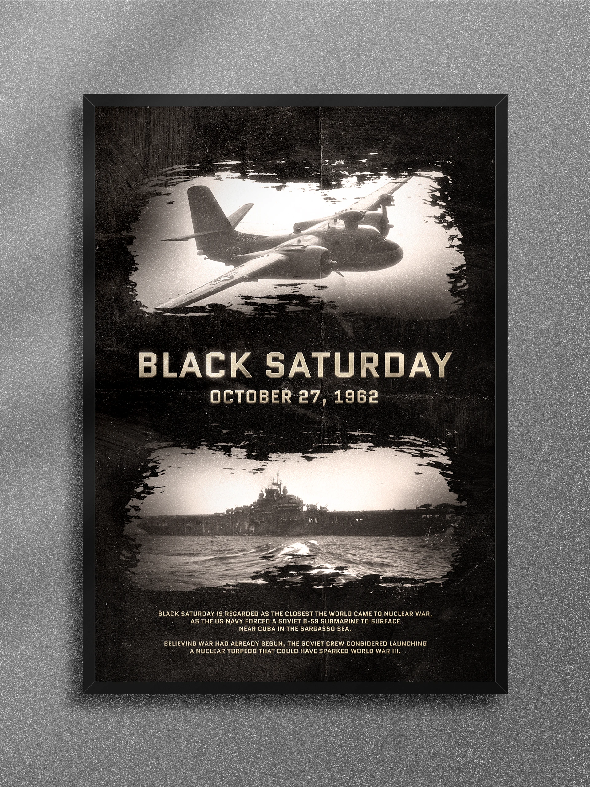 Black Saturday 1962 (Framed Poster) product image (3)