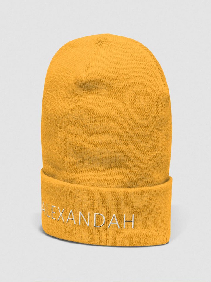 "Golden" Alexandah Beanie product image (2)