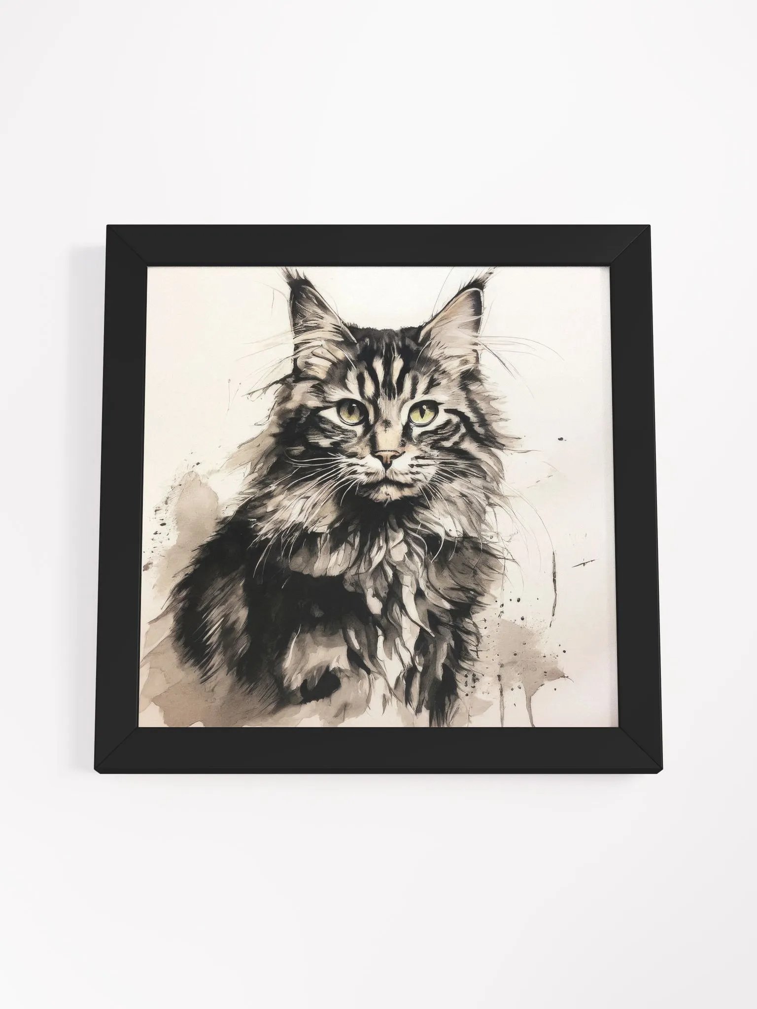 Whiskered Wonder Framed Art Print product image (30)