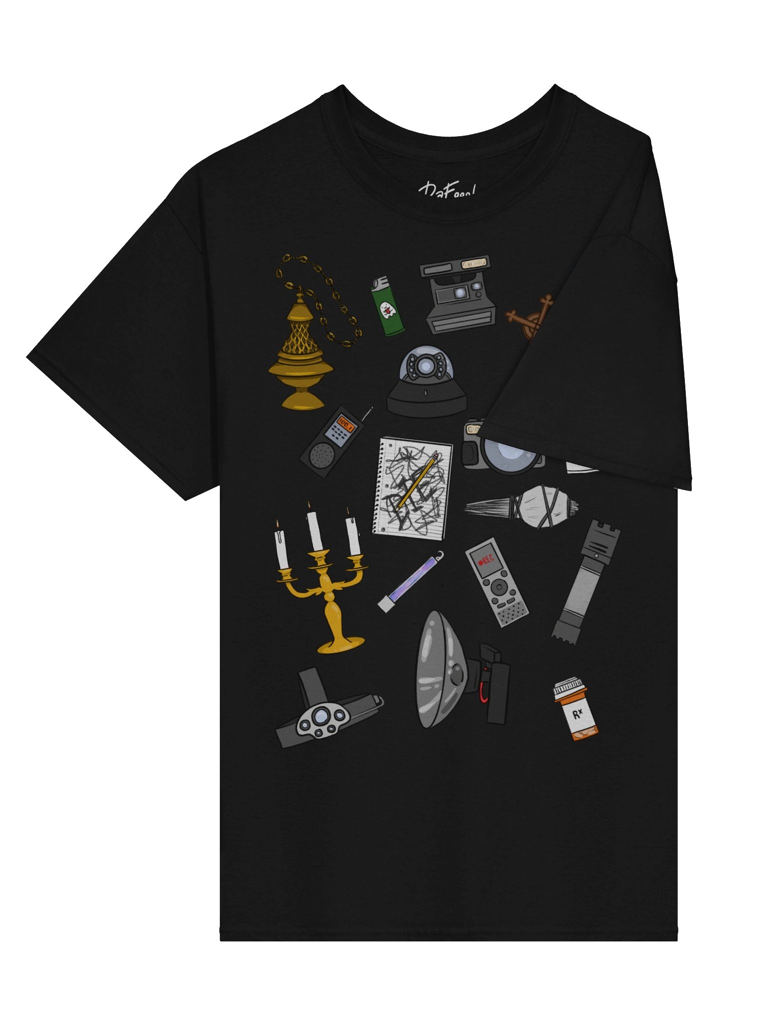 Ghost Hunting Supplies Tee (Front) product image (3)