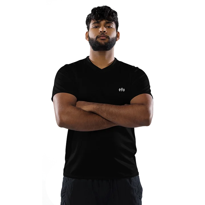 His House Mens Performance V-Neck T-Shirt - Black product image (2)