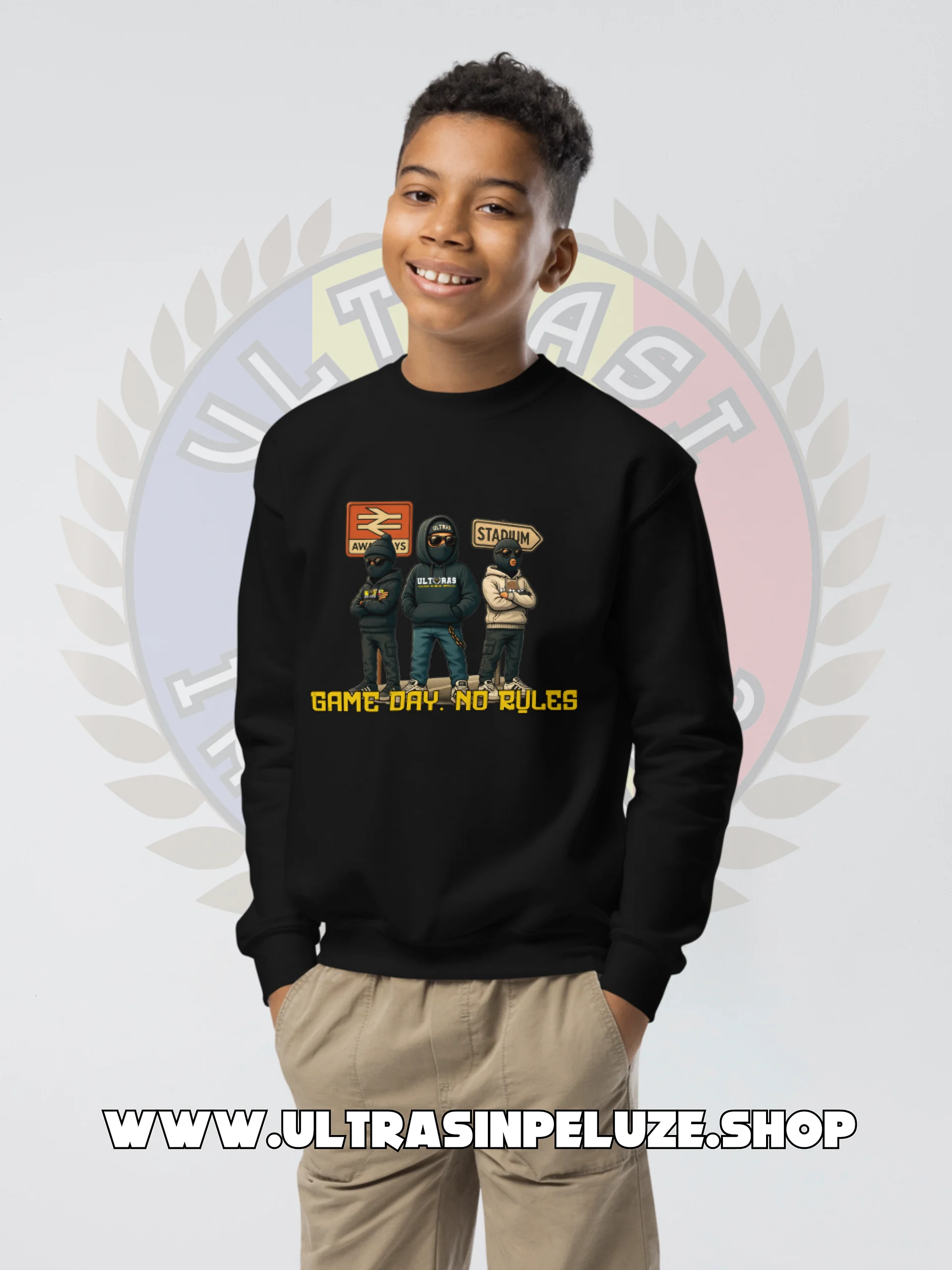 Bluza copii „Game Day No Rules” – Stil ultras pentru micii suporteri product image (1)