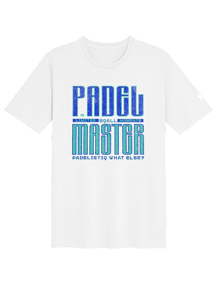 EQALL® ft. Under Armour® Unisex Athletic Tee_Essentials PADEL MASTER / Green Blue product image (1)
