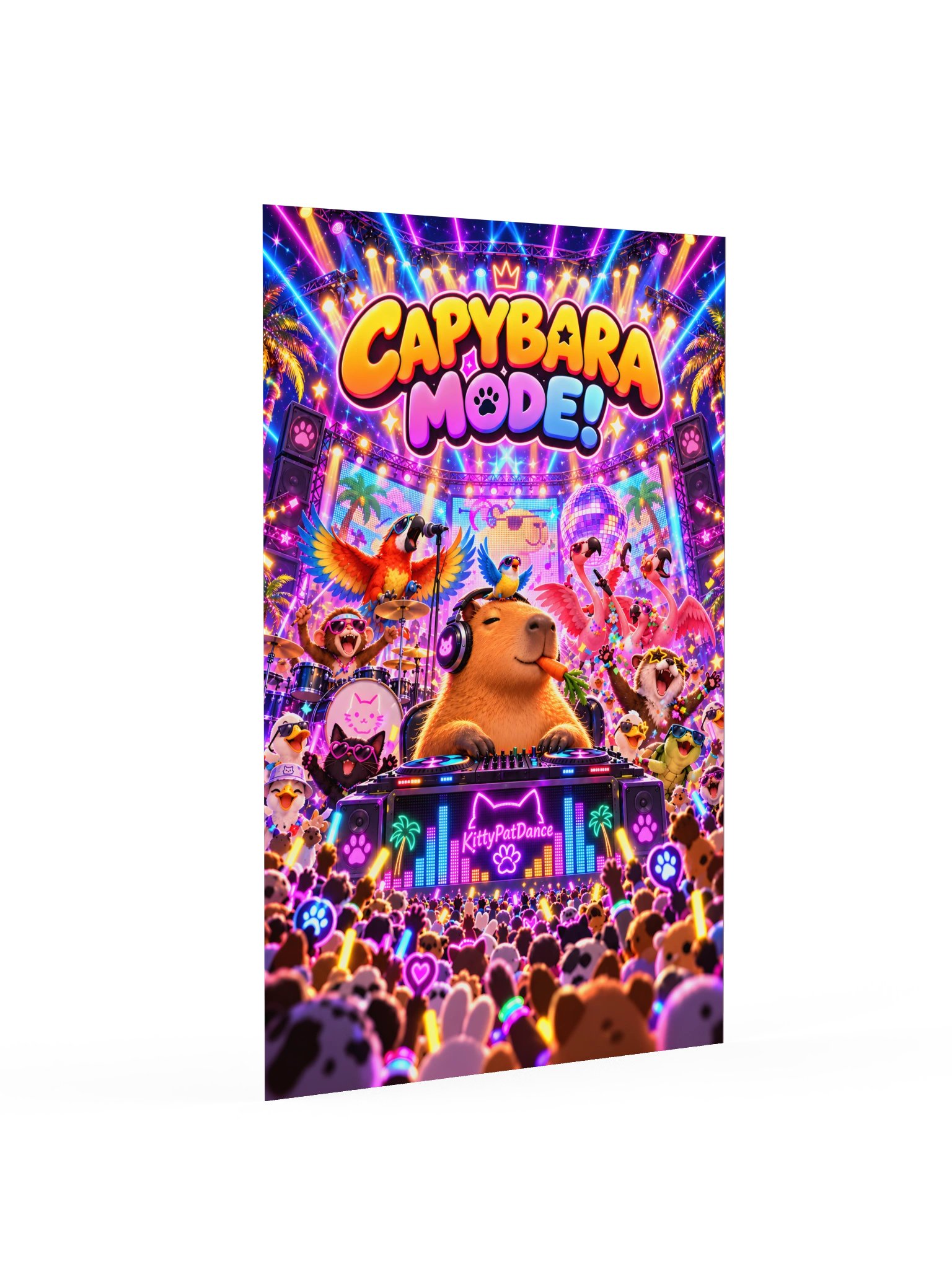 Capybara Mode! Poster | CA-PY-BA-RA product image (2)