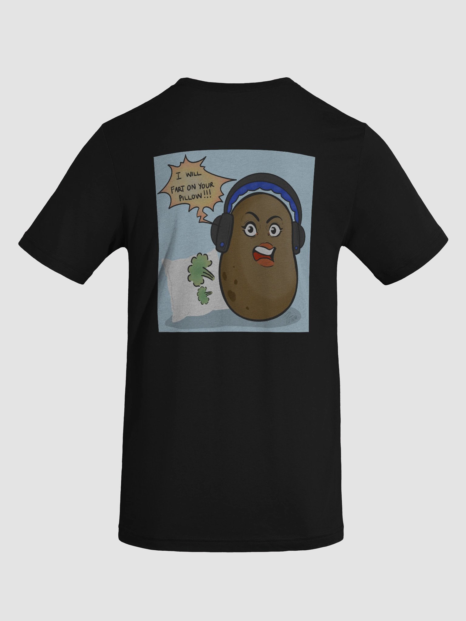 Potato Panda T-Shirt Back/Front Design (Multiple Colors) product image (10)