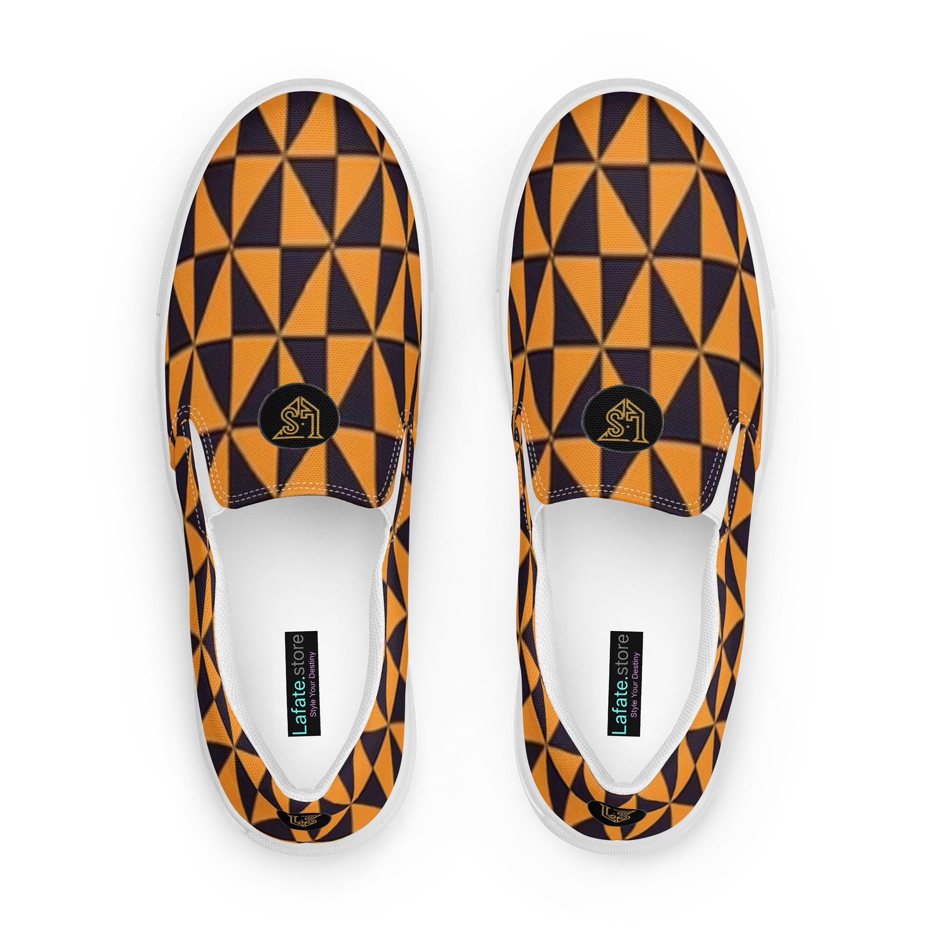 Lafate Store Designer Slip On - Men (gold pattern) product image (1)