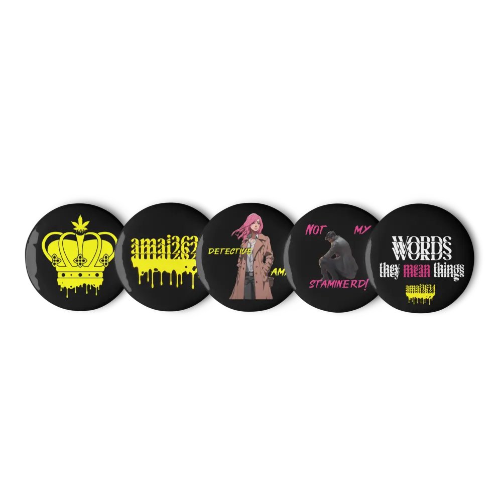 Amai-isms Pin Set #1 product image (6)