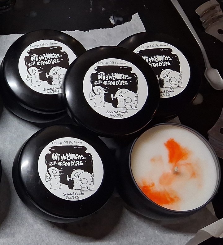 Orange Old Fashioned Scented Candle product image (1)