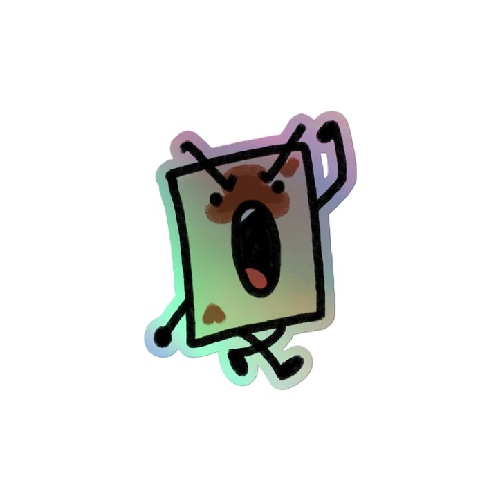 Yelling Holographic Celeste Sticker product image (2)