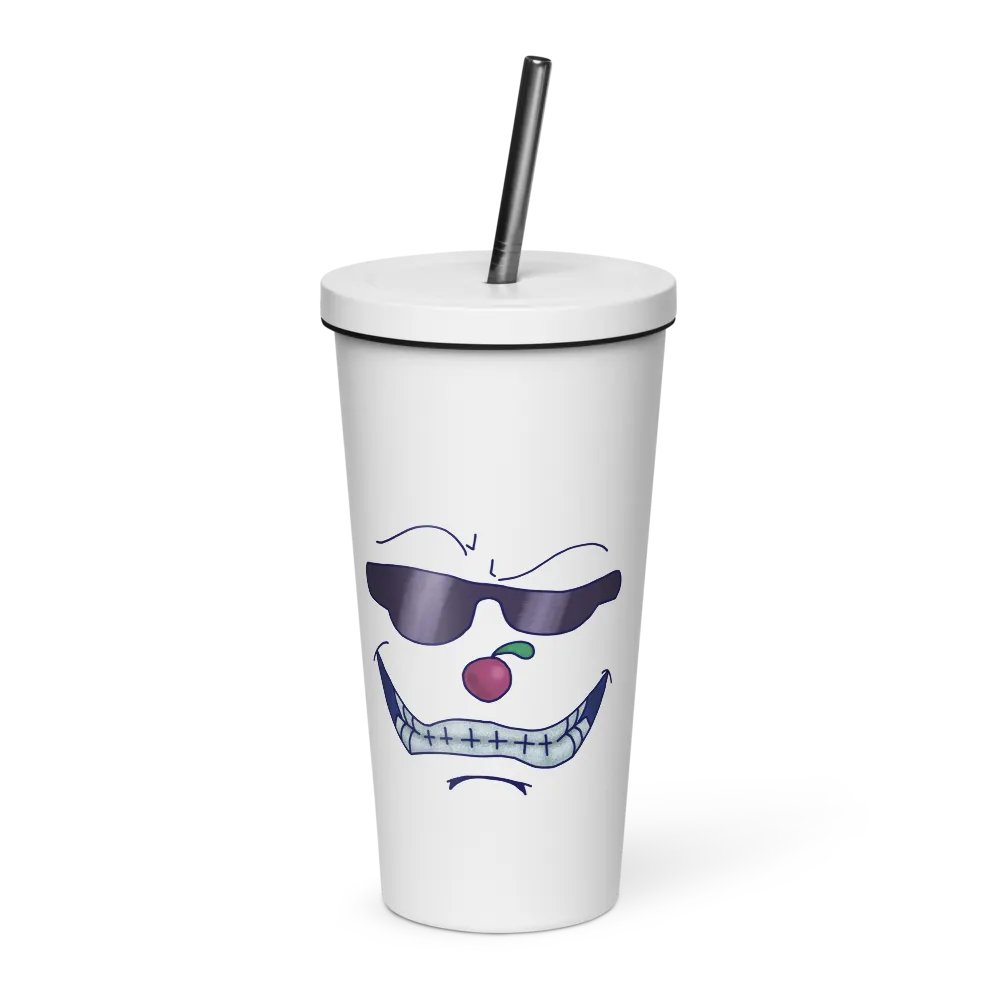 'Cweemy Face V2' - Tumbler With Straw product image (1)