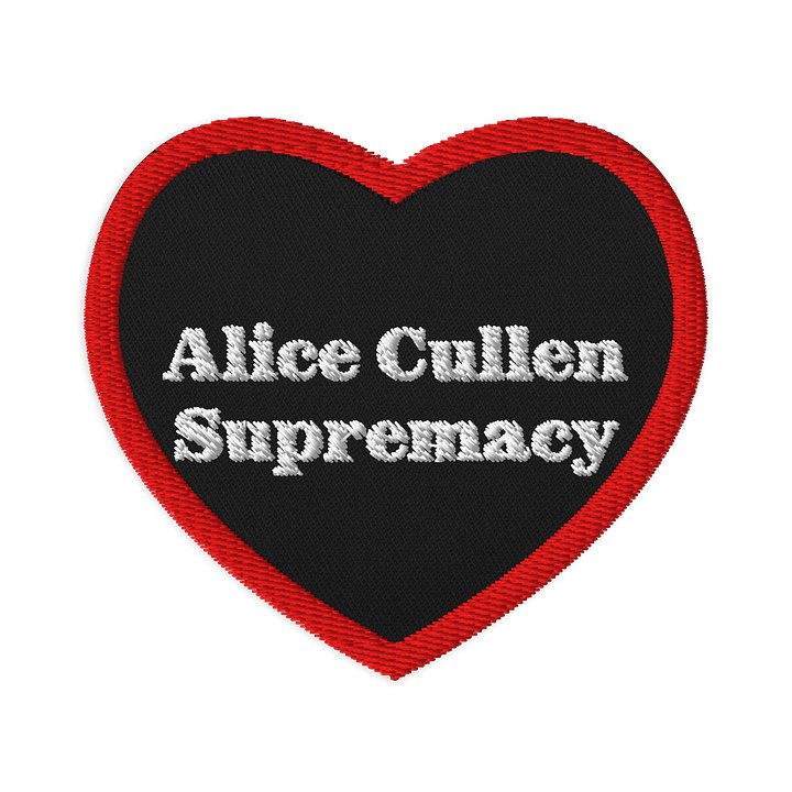 "Alice Cullen Supremacy" Embroidered Patch product image (1)
