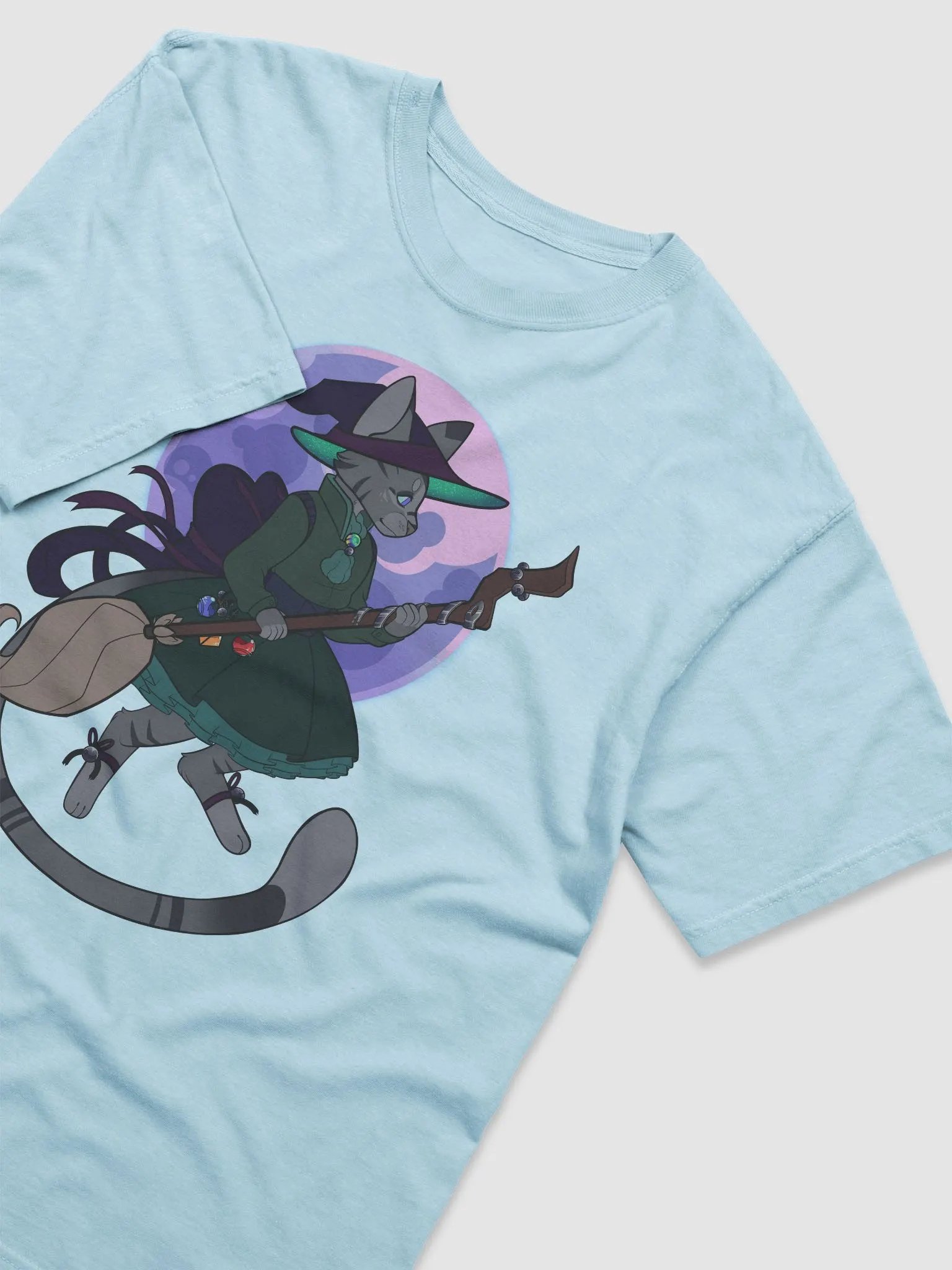 Kitty Witch (Moon) Cotton Tee product image (3)