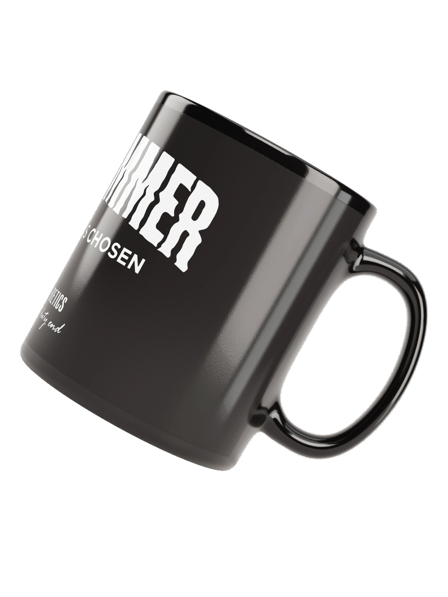 CHOSEN BLACK CERAMIC MUG product image (5)