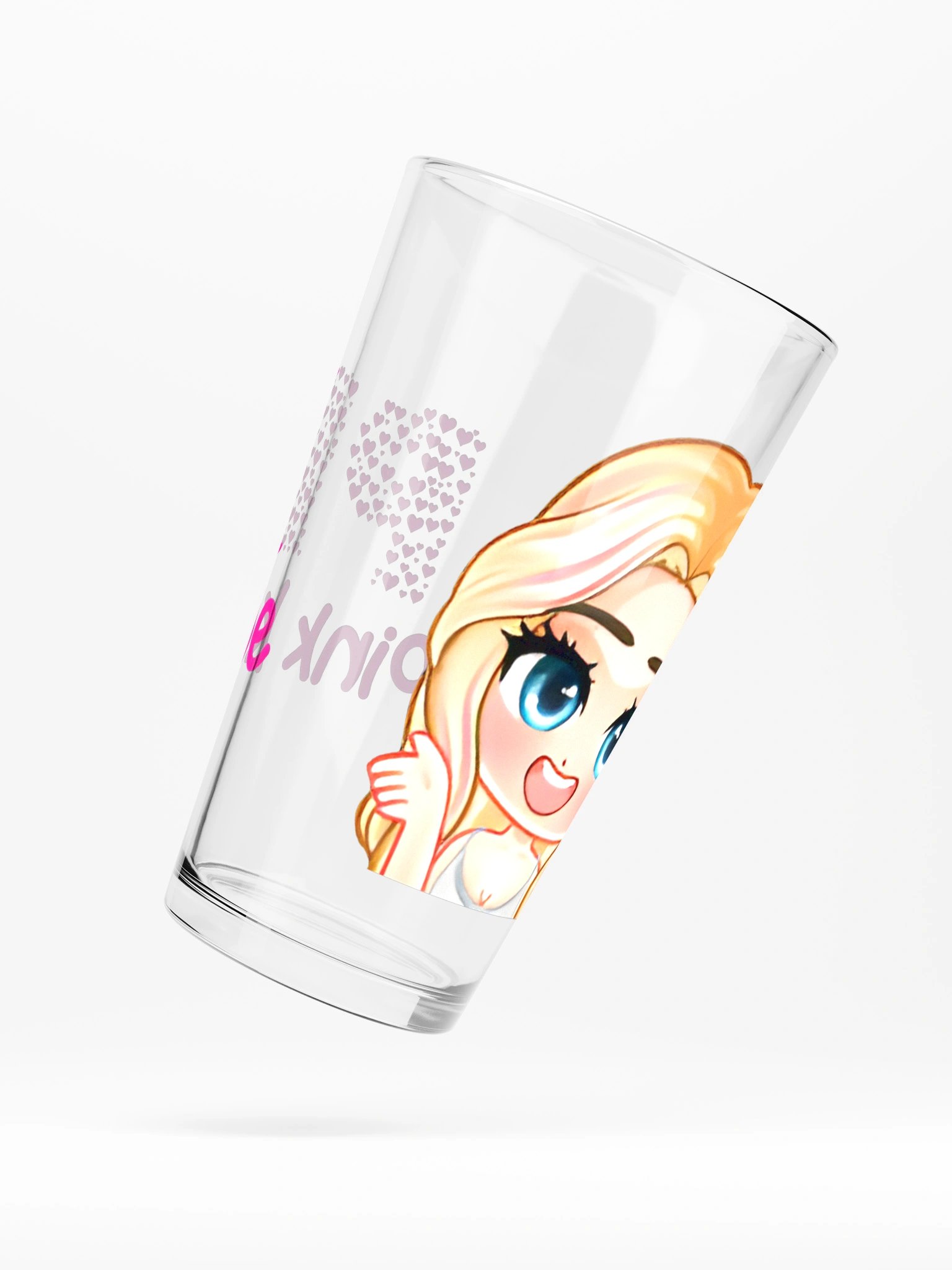 PK with Anime Girl Shaker Pint Glass product image (5)