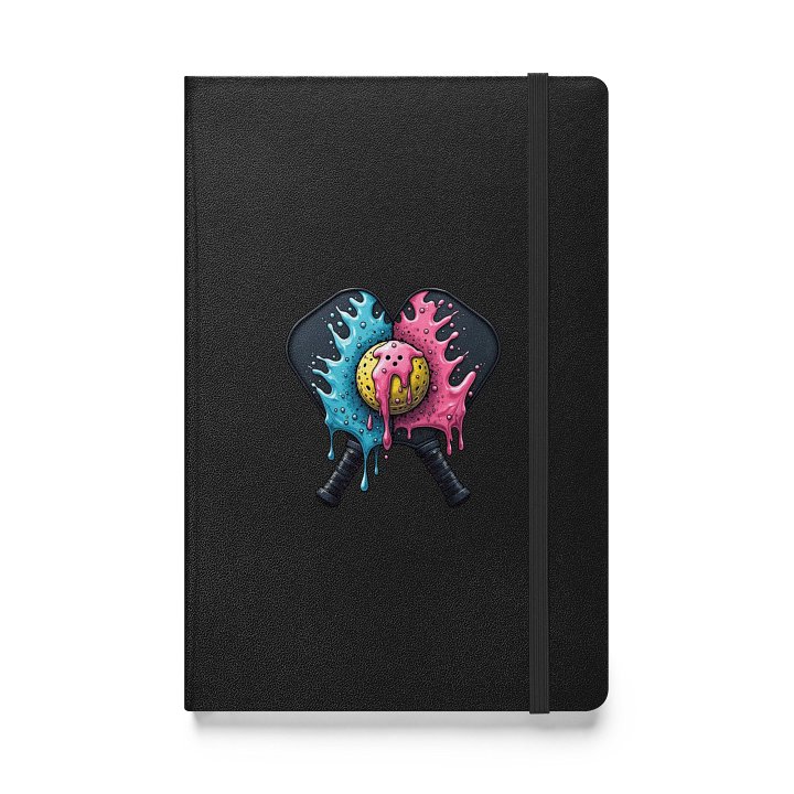 Ice Cream Pickleball Splatter Hardcover Journal product image (1)