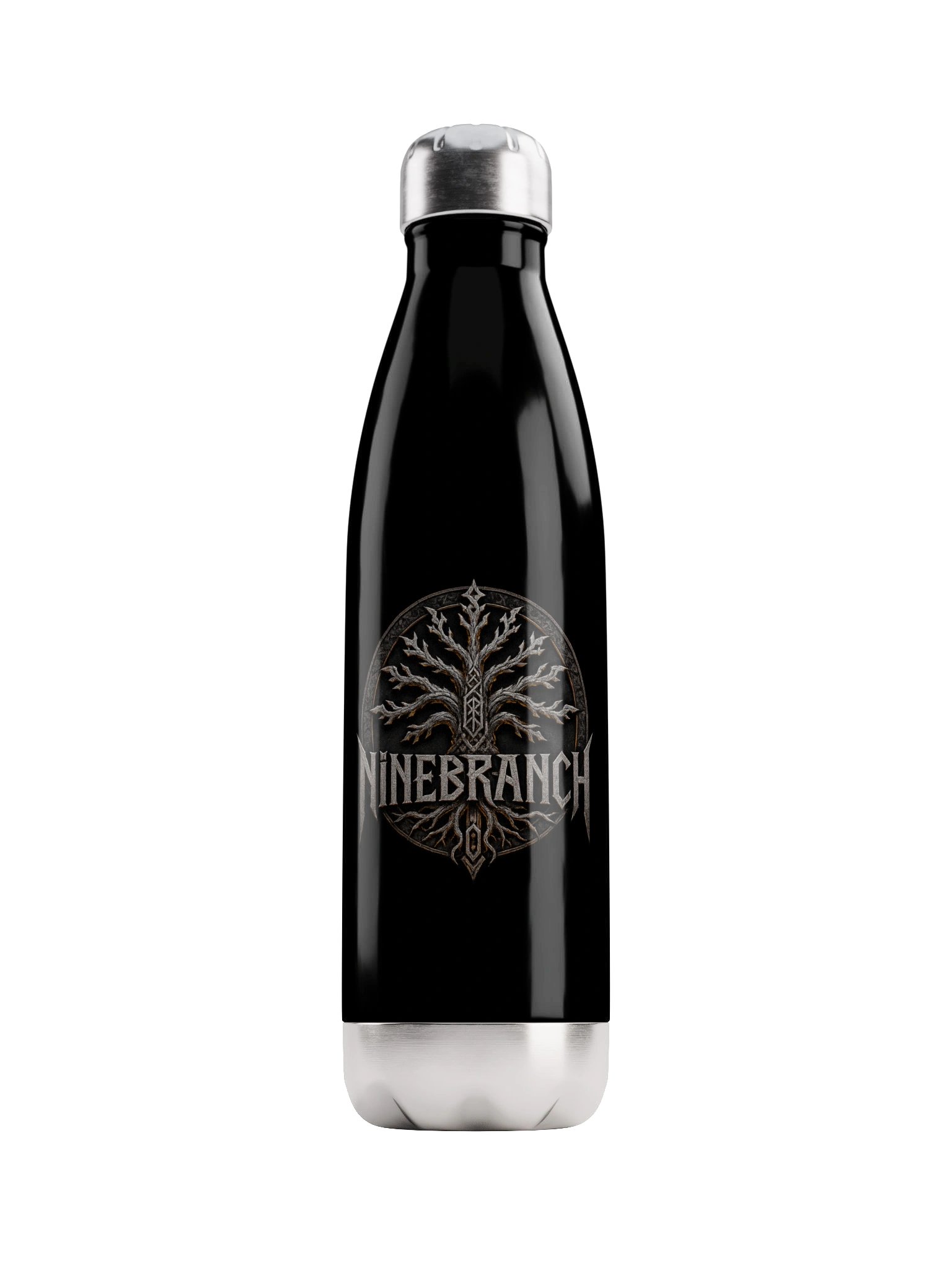 Ninebranch Dark Fantasy Logo Water Bottle product image (1)