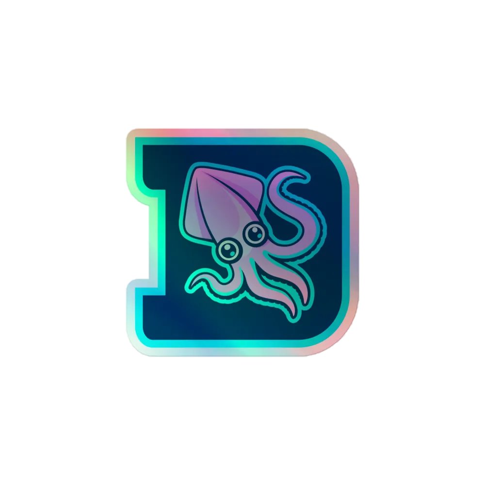 Holographic Sticker 3 - SQUID product image (1)