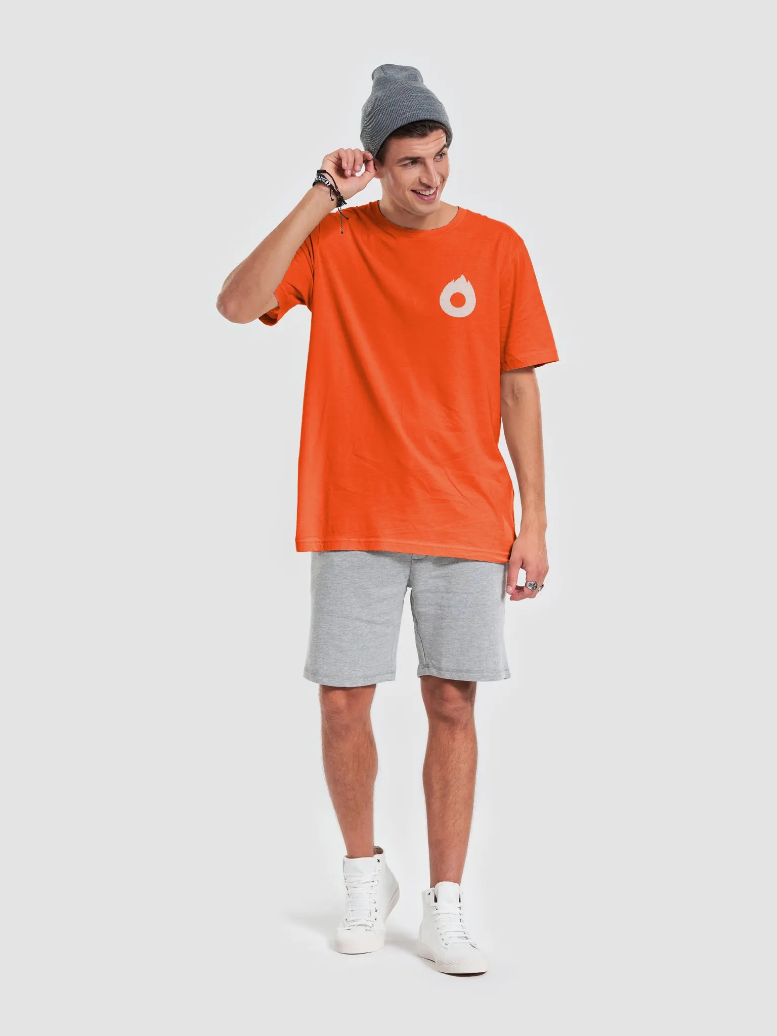 Slow Burn Flame Tee - White product image (6)