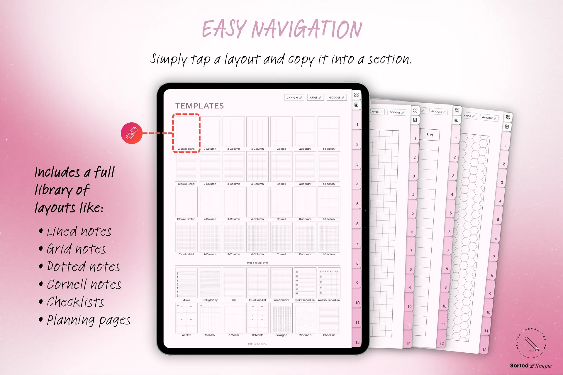 Smart Digital Notebook - Pastel Pink product image (5)