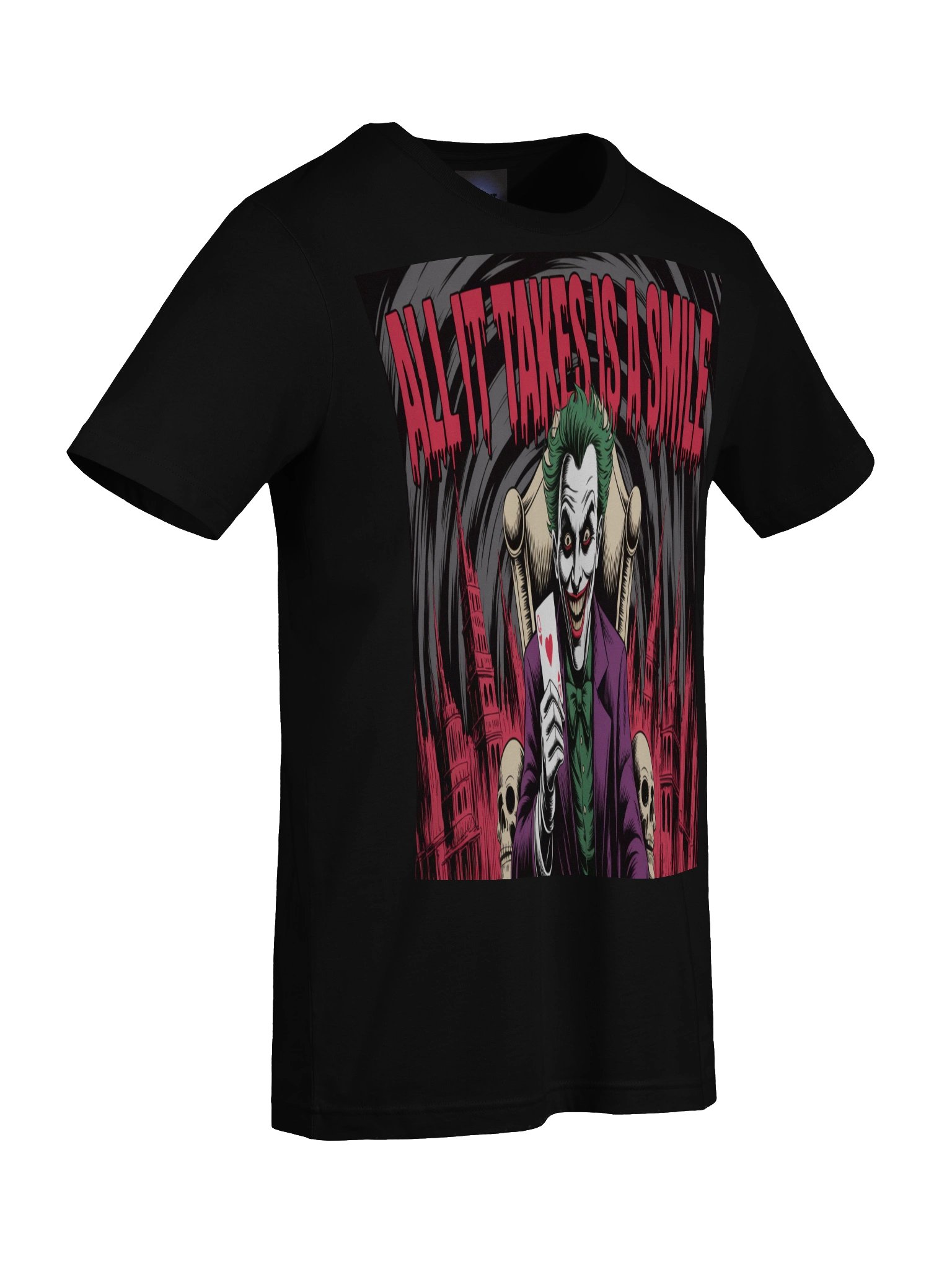 All It Takes is a Smile: Joker Throne of Eternal Grin T-Shirt product image (9)