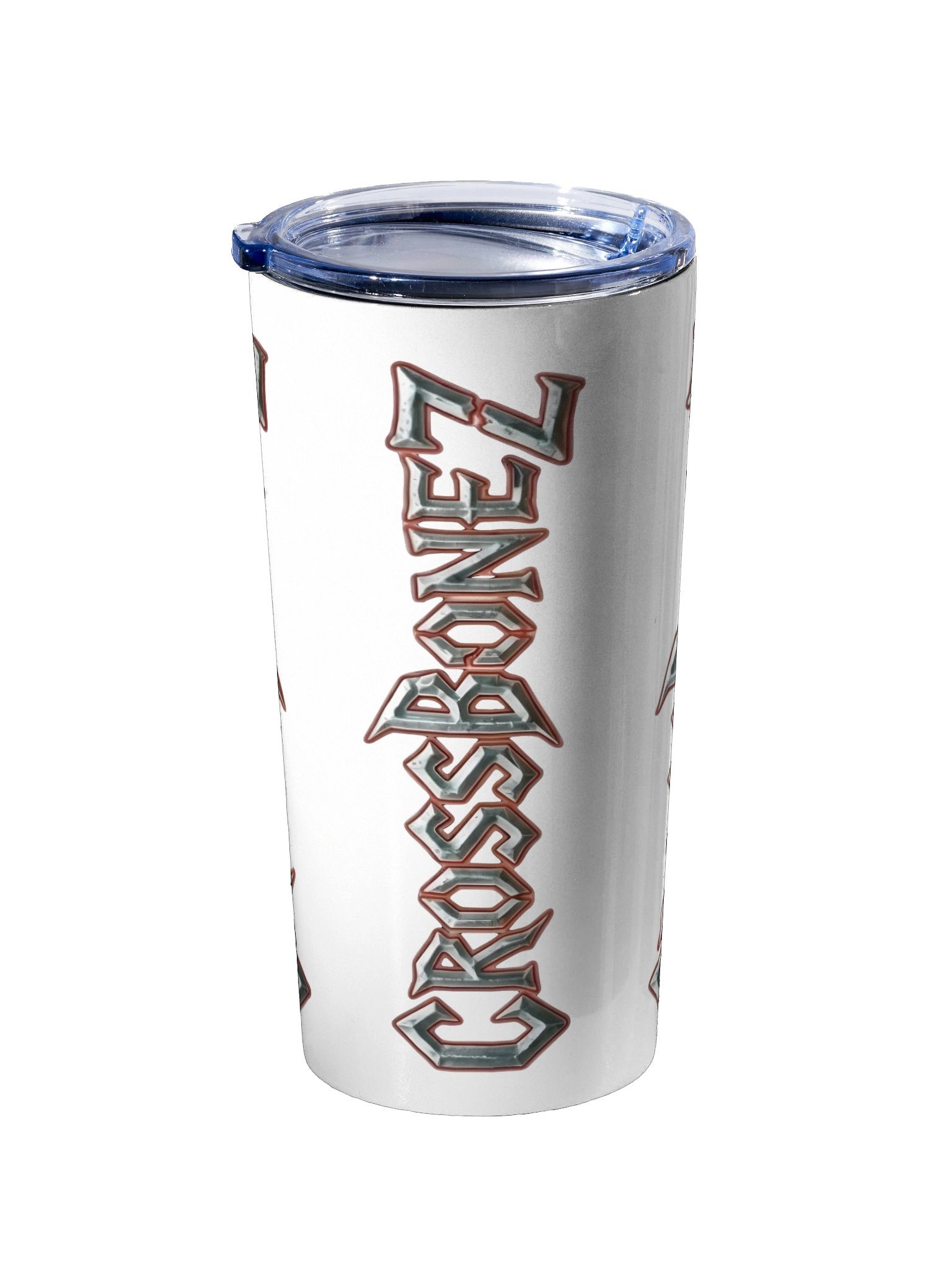 Chrome Stack 20oz Tumbler — CrossBonez product image (2)